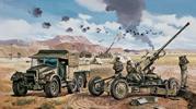 Airfix Bofors 40mm Gun & Tractor Plastic Model Military Vehicle Kit 1/76 Scale #02314