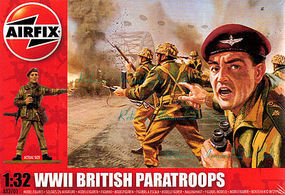 Airfix WWII British Paratroops Plastic Model Military Figure Set 1/32 Scale #02701