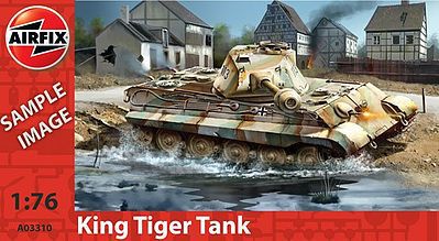 Airfix PZKW V1 King Tiger Tank Plastic Model Military Vehicle Kit 1/76 Scale #03310