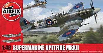 Airfix Supermarine Spitfire Mk XII Aircraft Plastic Model Airplane Kit 1/48 Scale #05117