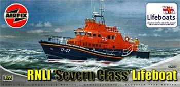 Airfix RNLI Severn Class Lifeboat (Re-Issue) Plastic Model Military Ship Kit 1/72 Scale #07280