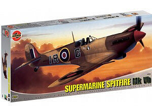 Airfix Supermarine Spitfire Mk VB Aircraft -- Plastic Model Airplane Kit -- 1/24 Scale -- #12005
