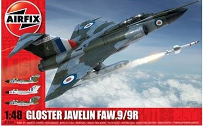 Airfix Gloster Javelin Plastic Model Airplane Kit 1/48 Scale #12007