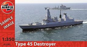 Airfix Type 45 Destroyer Plastic Model Military Ship Kit 1/350 Scale #12203