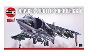 Airfix Hawker Siddeley Harrier GR1 Aircraft Plastic Model Airplane Kit 1/24 #18001