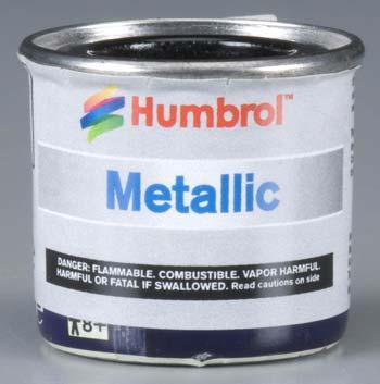 Airfix Humbrol Metallic Black 1/2 oz Hobby and Model Enamel Paint #201