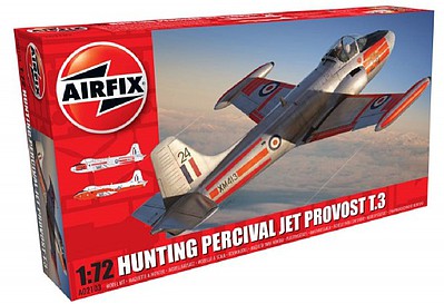 Airfix Hunting BAC Percival Jet Provost T3 Aircraft Plastic Model Airplane Kit 1/72 Scale #2103