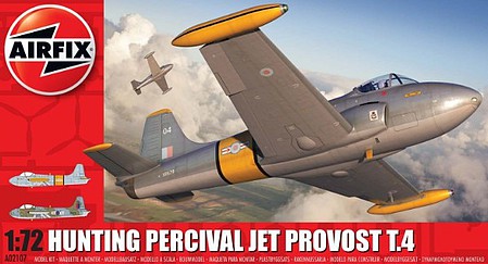 Airfix Hunting T4 Percival Provost Jet Plastic Model Airplane Kit 1/72 Scale #2107