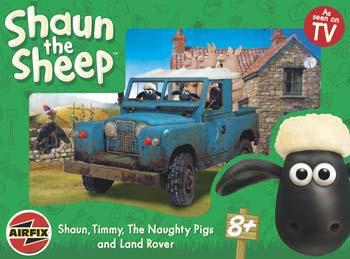 Airfix Shaun the Sheep w/Landrover