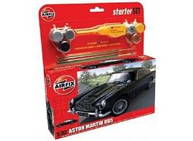 Airfix Aston Martin DB5 Race Car Medium Starter Set Plastic Model Car Kit 1/32 Scale #50089