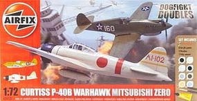 P40B Warhawk & Mitsubishi Zero Dogfight Doubles Aircraft Kit