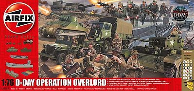 Airfix D-Day Operation Overlord with Paint & Glue Plastic Model Airplane Kit 1/72 Scale #50162