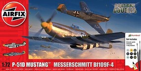 Airfix P51D Mustang & Bf109F4 Dogfight Doubles
