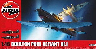 Airfix Boulton Paul Defiant NF1 Fighter Plastic Model Airplane Kit 1/48 Scale #5132