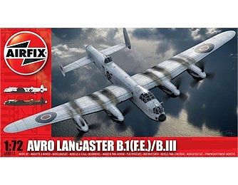 Airfix Acro Lancaster B I(FE)/B III Bomber Plastic Model Airplane Kit 1/72 Scale #8013