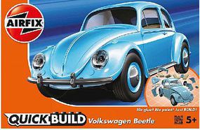 Classic VW Beetle Car Quick Build Kit Snap Tite Plastic Model Vehicle #j6015