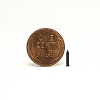 All-Scale-Miniatures Black Acetylene Cylinder (5) N Scale Model Railroad Building Accessory #1600812
