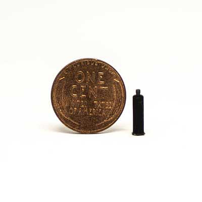 All-Scale-Miniatures Cylinder Black Acetylene (5) HO Scale Model Railroad Building Accessory #870812