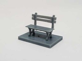 All-Scale-Miniatures Park Bench (Unpainted) (5) HO Scale Model Railroad Building Accessory #870854