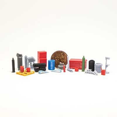 All-Scale-Miniatures 25 piece Garage Kit HO Scale Model Railroad Building Accessory #870949
