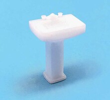 All-Scale-Miniatures Sinks (unpainted) (5) HO Scale Model Railroad Building Accessory #870992