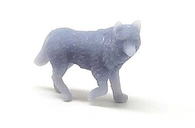 All-Scale-Miniatures Wolf (unpainted) (5) HO Scale Model Railroad Figure #870998
