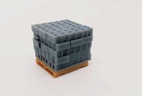 All-Scale-Miniatures Stack of Cinder Blocks (unpainted) HO Scale Model Railroad Building Accessory #871919