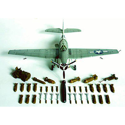 Accurate WWII Allied Armament w/Ground Service Equip Plastic Model Airplane Kit 1/48 Scale #539900