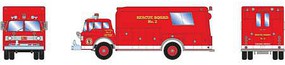 Athearn N Ford C Fire Rescue Truck, Volunteer Fire #2 Athearn N Ford C Fire Rescue Truck, Volunteer Fire #2