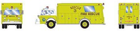 Athearn N Ford C Fire Rescue Truck, Fire Rescue #3 Athearn N Ford C Fire Rescue Truck, Fire Rescue #3