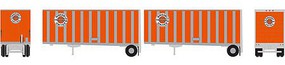 Athearn N RTR 28' Trailer w/Dolly, Ringsby (2) Athearn N RTR 28' Trailer w/Dolly, Ringsby (2)