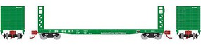 Athearn N 53' GSC Bulkhead Flat, BN #616037 Athearn N 53' GSC Bulkhead Flat, BN #616037