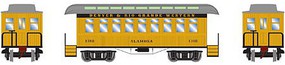 Athearn N 34' Old Time Overton Coach, D&RGW #1318 Athearn N 34' Old Time Overton Coach, D&RGW #1318
