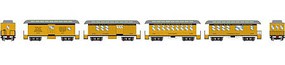 Athearn N 34' Old Time Overton Pass Set, D&RGW (4) Athearn N 34' Old Time Overton Pass Set, D&RGW (4)