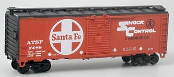 Athearn 40 Single Door Steel Boxcar Santa Fe #11763 HO Scale Model Train Freight Car #1221