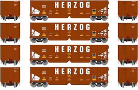 Athearn NYAHO RTR 40' OB Hop/Ld,HZGX #2 (4) Athearn NYAHO RTR 40' OB Hop/Ld,HZGX #2 (4)