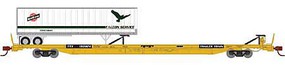 Athearn N F89-F89'8'' TOFC Flat w/40Trailer,TTX/Yellow/C&NW Athearn N F89-F89'8'' TOFC Flat w/40Trailer,TTX/Yellow/C&NW