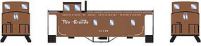 Athearn N 30' 3-Window Caboose, D&RGW #01147 Athearn N 30' 3-Window Caboose, D&RGW #01147