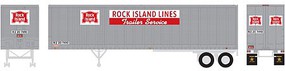 Athearn HO RTR 40' Fruehauf Z-Van Trailer, RI #20-7490 Athearn HO RTR 40' Fruehauf Z-Van Trailer, RI #20-7490