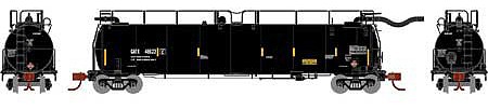Athearn TankTrain Intermediate GATX/Yellow Stripe #48623 N Scale Model Train Freight Car #15060
