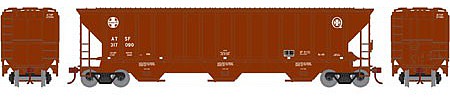 Athearn HO RTR PS 4740 Covered Hopper, SF #317090