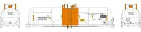 Athearn HO RTR RTC 20,900-Gallon Tank, ACTX #210044 Athearn HO RTR RTC 20,900-Gallon Tank, ACTX #210044