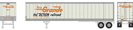 Athearn 45 Fruehauf Z-Van Trailer D&RGW Rio Grande #230081 HO Scale Model Railroad Vehicle #16097