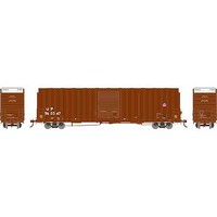 Athearn RTR 60' Hi-Cube Ex-Post Boxcar UP/Brown #560347 HO Scale Model Train Freight Car #16123
