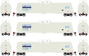 Athearn N 30,000 Gallon Ethanol Tank, TEIX/White #2 (3) Athearn N 30,000 Gallon Ethanol Tank, TEIX/White #2 (3)