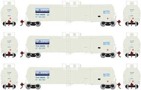 Athearn N 30,000 Gallon Ethanol Tank, TEIX/White #3 (3) Athearn N 30,000 Gallon Ethanol Tank, TEIX/White #3 (3)