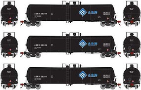 Athearn N 30,000 Gallon Ethanol Tank, ADM #1 (3) Athearn N 30,000 Gallon Ethanol Tank, ADM #1 (3)