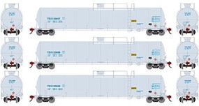 Athearn N 33,900-Gallon LPG Tank/Late, TEIX (3) Athearn N 33,900-Gallon LPG Tank/Late, TEIX (3)