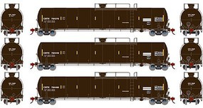 Athearn N 33,900-Gallon LPG Tank/Late, CBTX (3) Athearn N 33,900-Gallon LPG Tank/Late, CBTX (3)