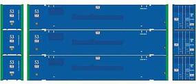 Athearn HO RTR 53' Jindo Container, COFC Logistics (3)